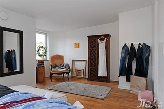 宜家风格三居室经济型110平米卧室装潢