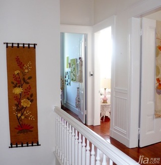 新古典风格复式白色富裕型110平米楼梯海外家居