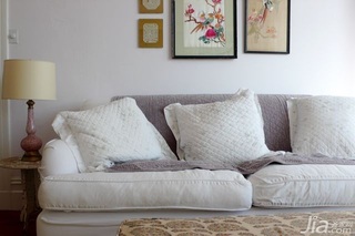 新古典风格复式富裕型110平米客厅沙发背景墙沙发海外家居