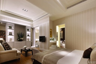 新古典风格公寓豪华型140平米以上卧室卧室背景墙台湾家居