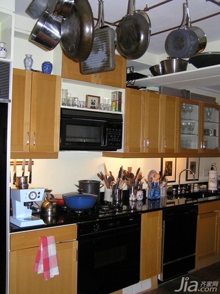 美式乡村风格别墅经济型70平米厨房橱柜海外家居