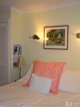 美式乡村风格别墅经济型70平米卧室床海外家居