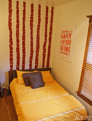 简约风格公寓经济型60平米卧室卧室背景墙床海外家居