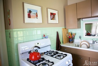 田园风格公寓经济型80平米厨房橱柜海外家居
