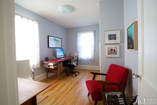 田园风格公寓经济型80平米书房书桌海外家居