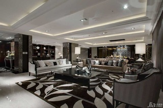 新古典风格公寓豪华型140平米以上客厅吊顶沙发台湾家居