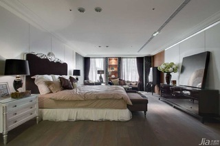 新古典风格公寓豪华型140平米以上卧室吊顶床台湾家居