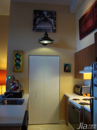 混搭风格公寓经济型60平米厨房橱柜海外家居
