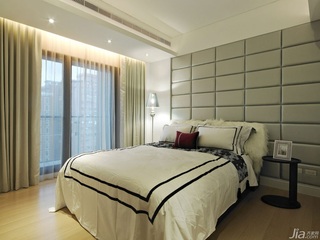 新古典风格公寓130平米卧室床台湾家居