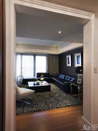 新古典风格公寓130平米客厅沙发台湾家居