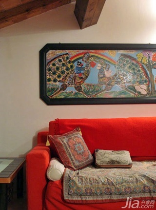 东南亚风格公寓经济型100平米书房沙发海外家居