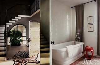 欧式风格别墅富裕型140平米以上楼梯浴缸海外家居