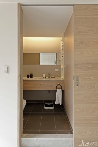 简约风格公寓富裕型卫生间洗手台台湾家居