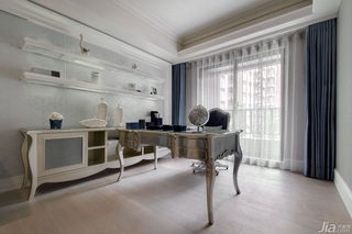 欧式风格别墅豪华型140平米以上书房书桌台湾家居