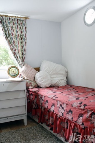 北欧风格公寓经济型50平米儿童房床图片
