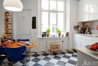 北欧风格三居室90平米厨房设计图