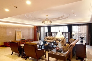 新古典风格别墅富裕型客厅沙发台湾家居