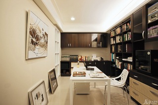 欧式风格别墅豪华型140平米以上书房书架二手房台湾家居