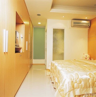 简约风格公寓富裕型130平米卧室台湾家居