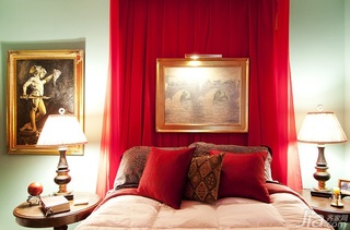 欧式风格公寓经济型80平米卧室床海外家居