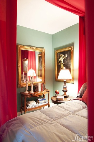 欧式风格公寓经济型80平米卧室床海外家居