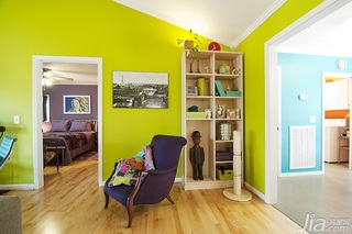 简约风格公寓绿色经济型80平米客厅沙发海外家居