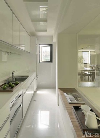 简约风格公寓富裕型140平米以上厨房橱柜台湾家居