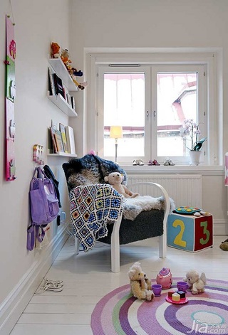北欧风格公寓经济型儿童房装修