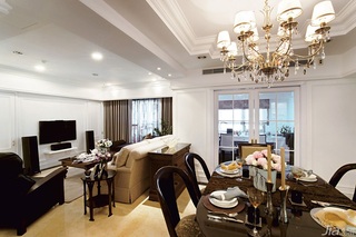 美式风格公寓富裕型客厅灯具台湾家居