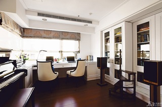 美式风格公寓富裕型书房书桌台湾家居