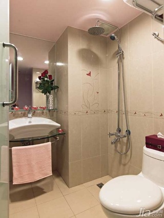 简约风格公寓经济型40平米卫生间洗手台台湾家居