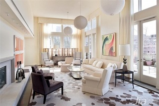 简约风格别墅富裕型130平米客厅沙发海外家居