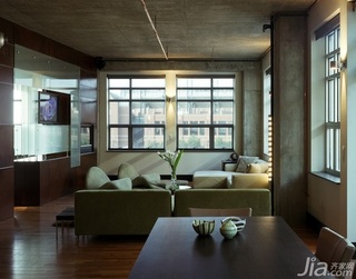 混搭风格别墅经济型90平米客厅沙发海外家居