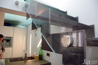 简约风格公寓经济型90平米厨房楼梯橱柜海外家居