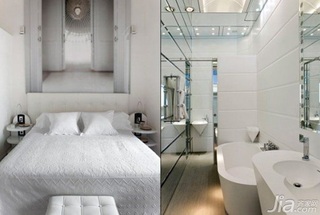 简约风格公寓富裕型120平米卧室床海外家居