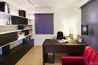 简约风格公寓富裕型130平米书房书桌台湾家居
