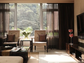 简约风格公寓富裕型140平米以上客厅窗帘台湾家居