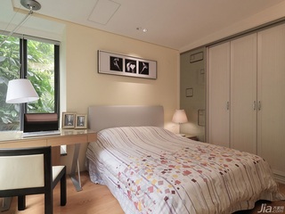 简约风格别墅豪华型140平米以上卧室吊顶床台湾家居