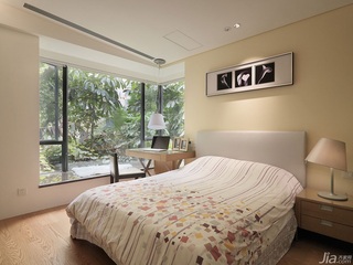 简约风格别墅豪华型140平米以上卧室床台湾家居