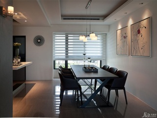 简约风格三居室豪华型130平米餐厅餐桌台湾家居