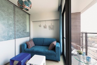 混搭风格公寓富裕型70平米客厅沙发台湾家居