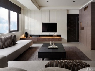 简约风格二居室富裕型客厅电视背景墙沙发台湾家居