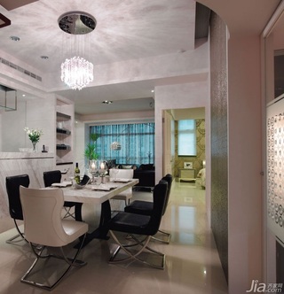 混搭风格公寓豪华型140平米以上餐厅餐桌台湾家居