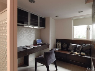 混搭风格公寓豪华型140平米以上书房书桌台湾家居