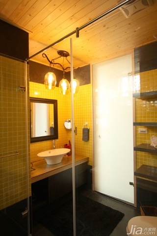混搭风格公寓经济型110平米卫生间洗手台台湾家居