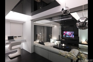 简约风格公寓富裕型130平米书房书桌台湾家居
