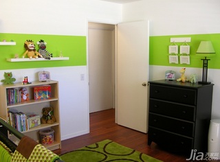 小户型绿色儿童房效果图
