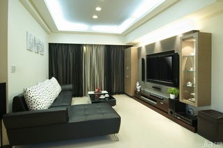 简约风格公寓富裕型140平米以上客厅电视背景墙沙发台湾家居