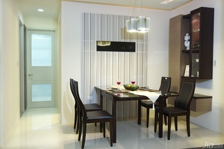 简约风格公寓富裕型140平米以上餐厅餐厅背景墙餐桌台湾家居