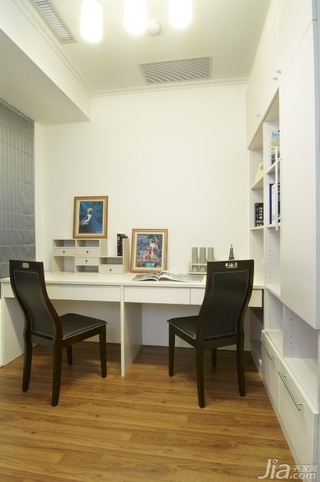 简约风格公寓富裕型140平米以上书房书桌台湾家居